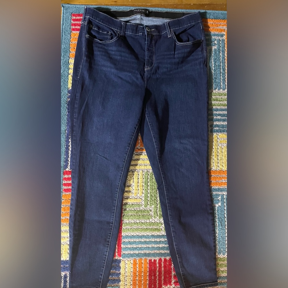 Torrid Women's Deep Blue Skinny Jeans